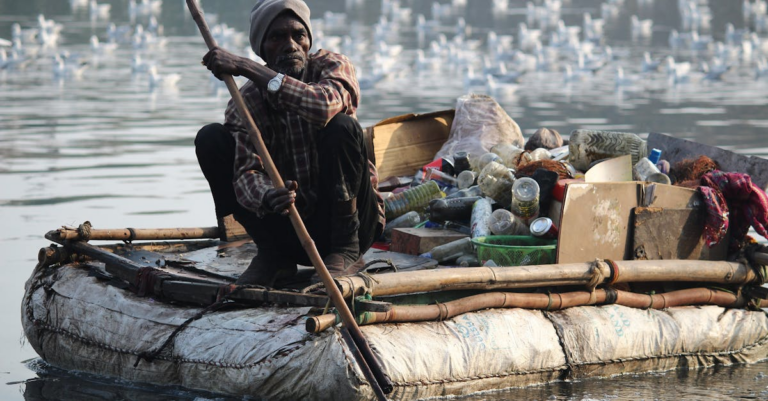 The Slow Man and His Raft